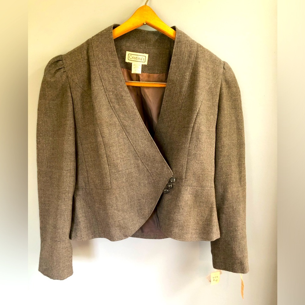 BNWT VINTAGE 80’s Cristina Blazer!